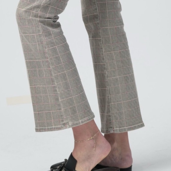 FRAME Le Cropped Mini Boot Plaid Jeans~26 - Picture 3 of 10